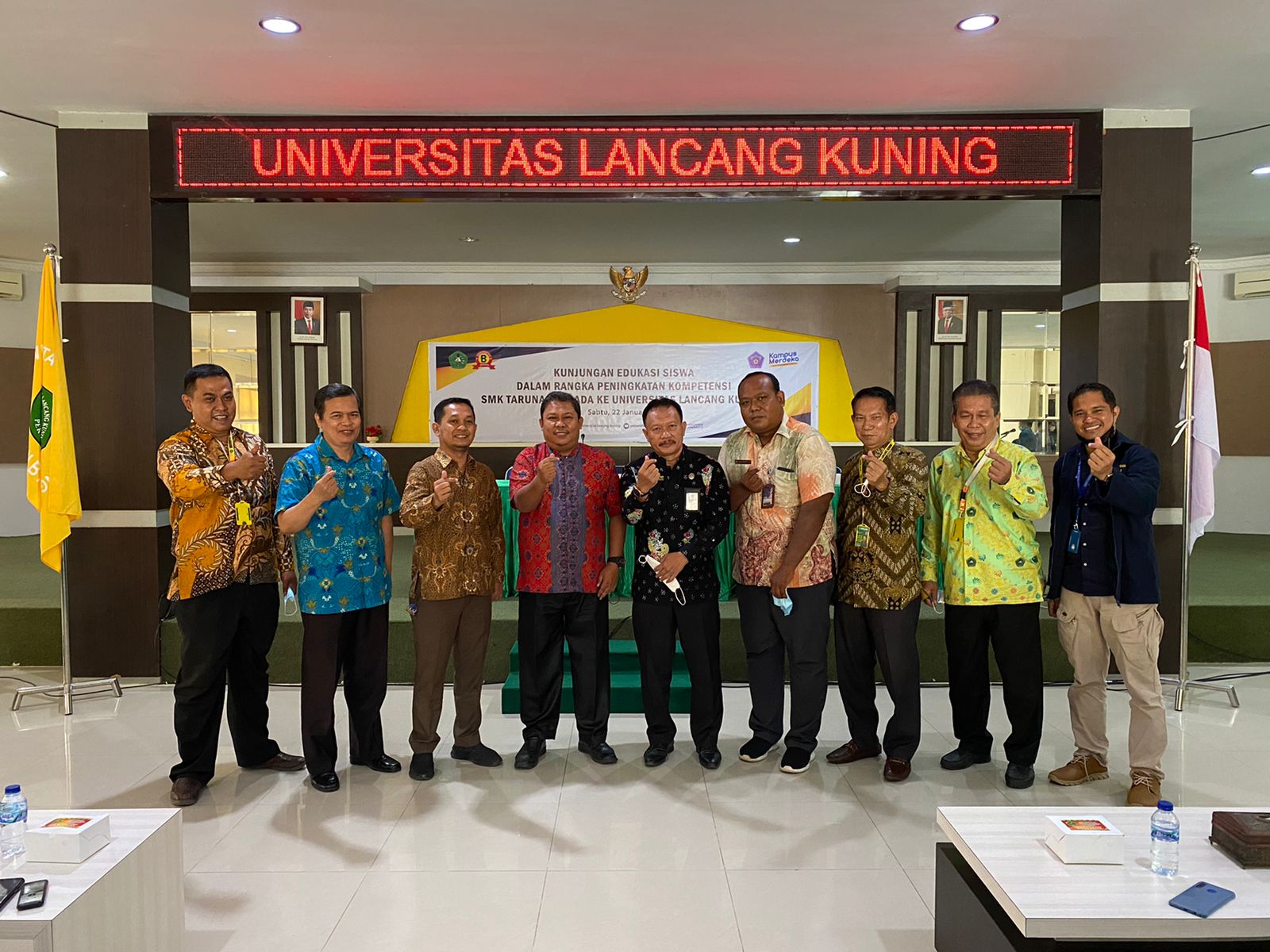 SMK Taruna Persada Dumai Datang Ke Unilak, Wakil Rektor I Siap Fasilitasi Siswa Untuk Lanjut Kuliah