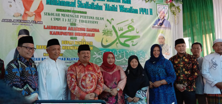 Bupati Bengkalis Resmikan Gedung SMP Terpadu Pesantren Al-Itidalussunny