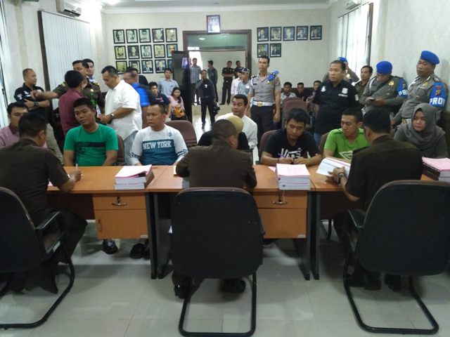 Kejari Bengkalis Terima Pelimpahan 6 Tersangka Oknum Polisi Meranti Berdarah