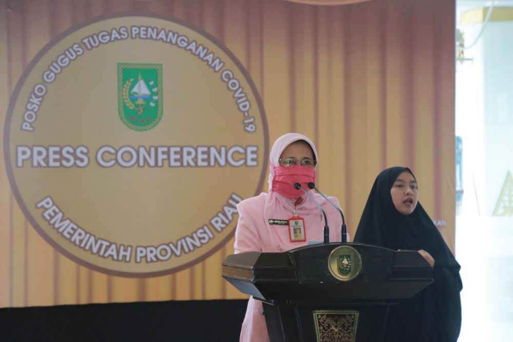 Pasien Terkonfirmasi Covid 19 di Riau Bertambah 332 Orang