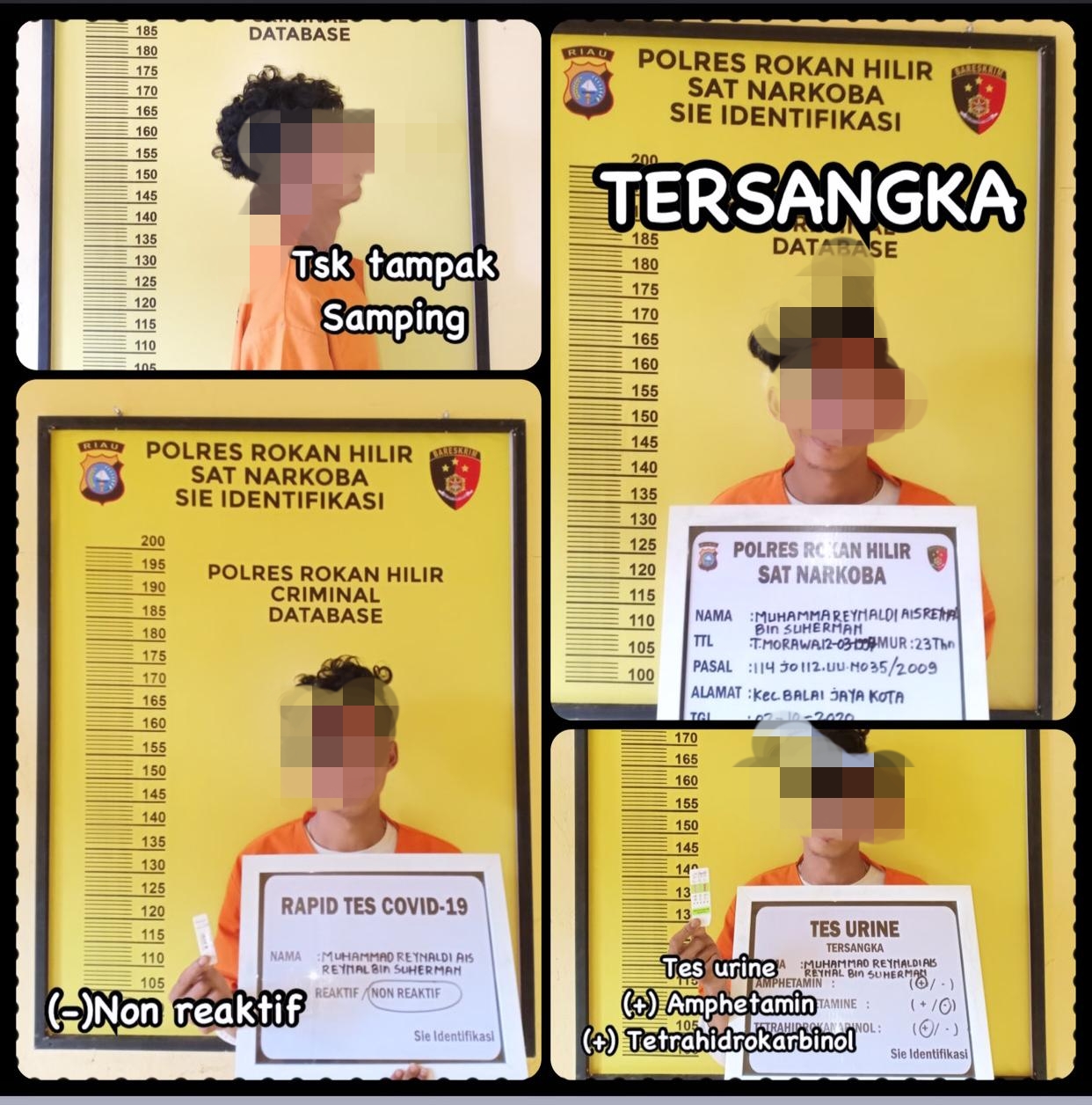 Jual Shabu Di Rumah, Penggangguran Di Balam Di Cocok Polisi