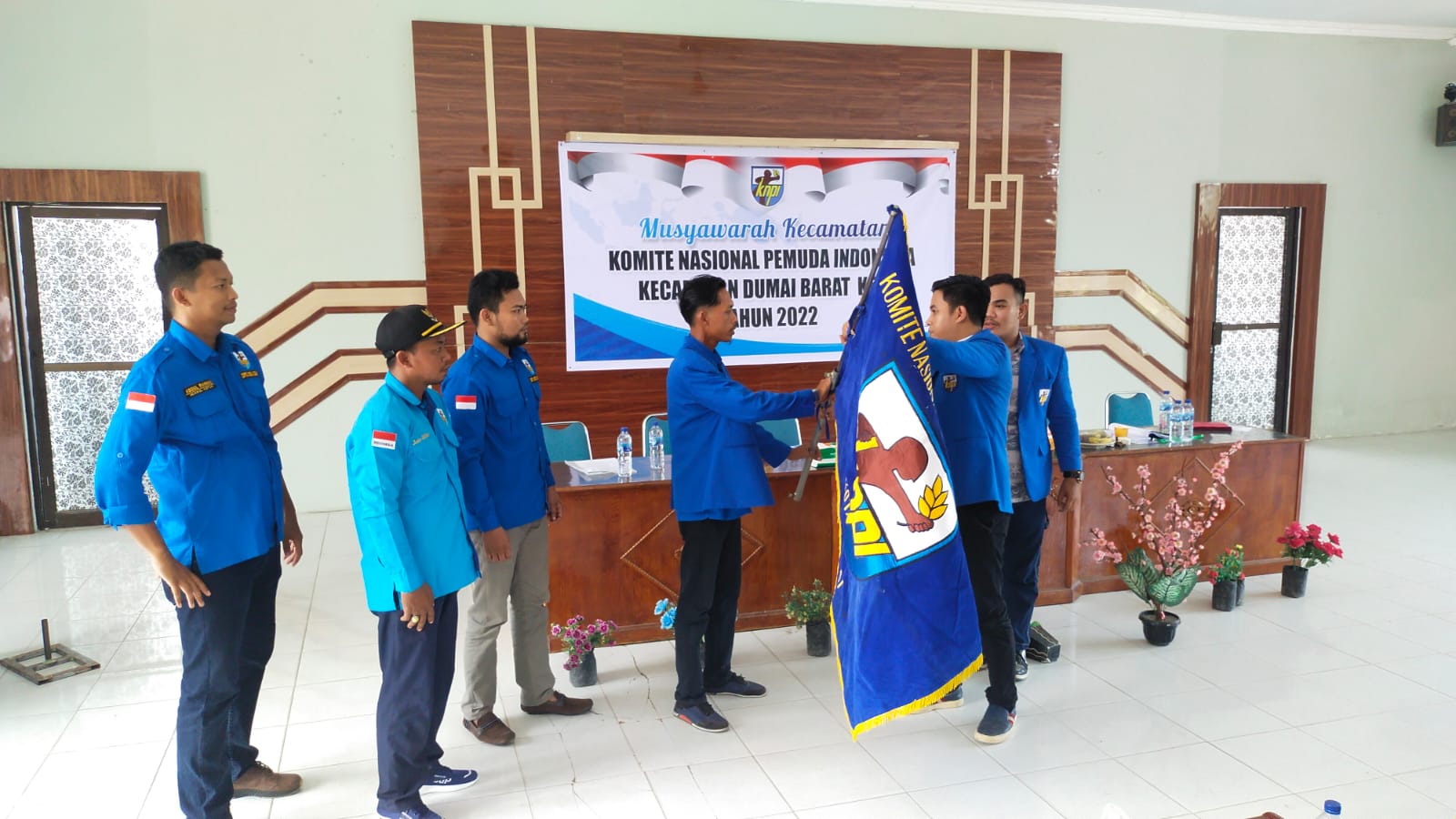 Bobi Sandra Terpilih Secara Aklamasi Pimpin Distrik KNPI Kecamatan Dumai Barat