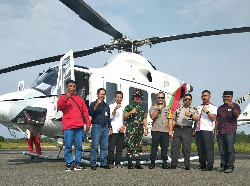 Antisipasi Karhutla Dandim 0320/Dumai Lakukan Patroli Udara