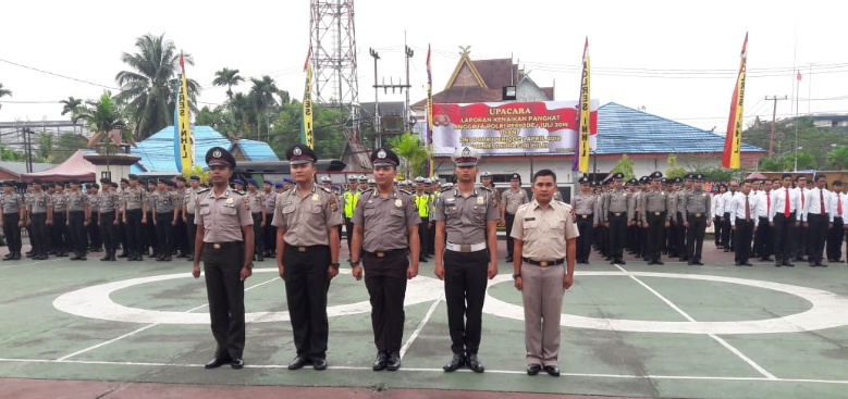 22 Personil Polres Inhil Naik Pangkat