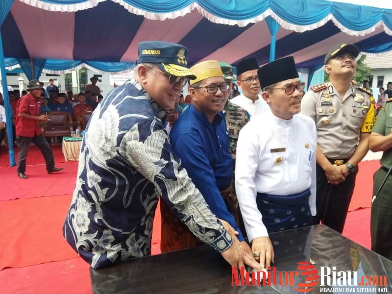 Dirjen Perhubungan Laut RI Resmikan Terminal Penumpang Bandar Sri Junjungan