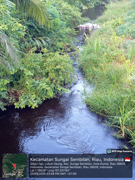 Sungai di Kecamatan Sungai Sembilan Dipenuhi Sampah, Warga Harapkan Normalisasi dari Pemerintah