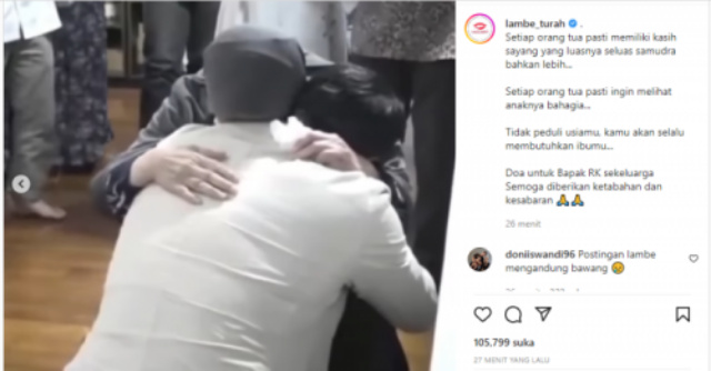 Pasca-Berjuang Mencari Eril, Air Mata Ridwan Kamil Tumpah Dipelukan Ibunda