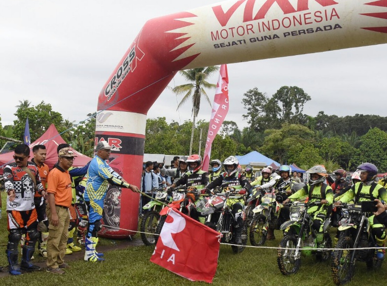 Pjs Bupati Inhil Lepas Peserta Trabas 86 Trail Adventure