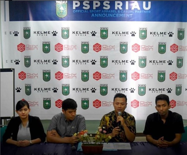 PSPS Riau Gandeng Apparel Kelme