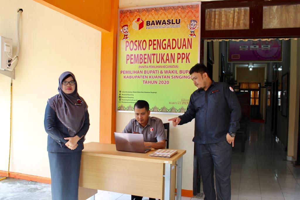 Bawaslu Kuansing Awasi Pembentukan PPK Pilkada Tahun 2020