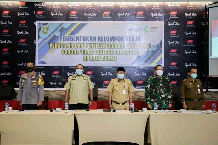 PLH Walikota Dumai Akan Jadi Orang Yang Pertama Penerima Vaksinasi Covid-19