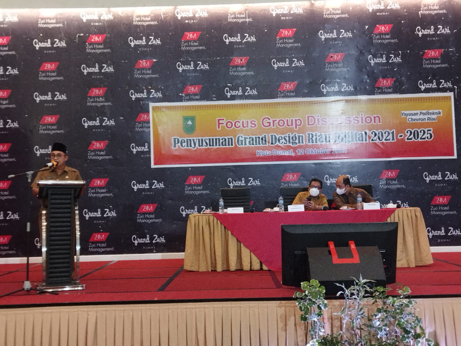 Diskominfo Riau Selenggarakan Sosialisasi Penyusunan Grand Design Riau Digitalisasi 2021-2025