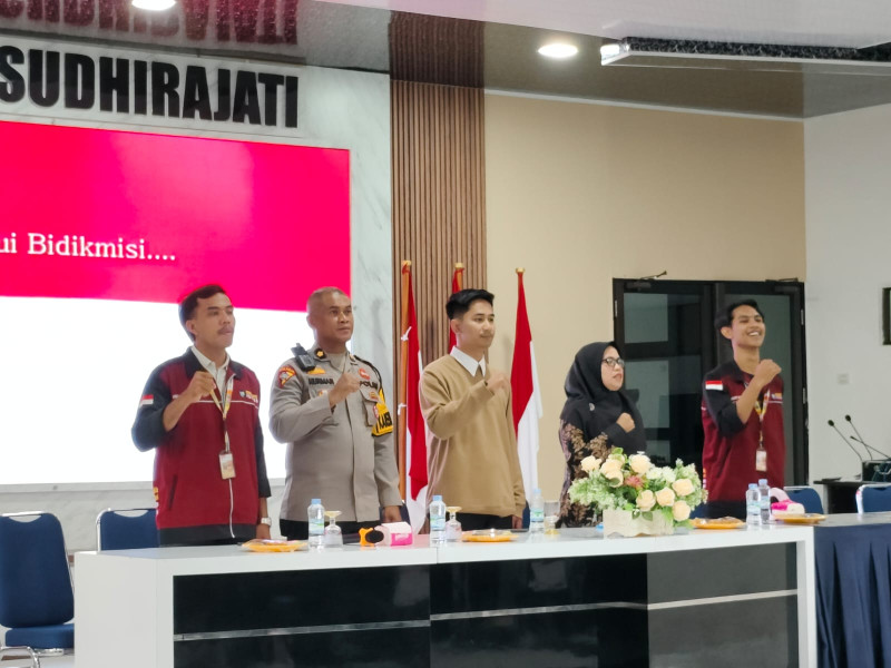 Polres Bengkalis Gelar Cooling System Bersama Mahasiswa Polbeng
