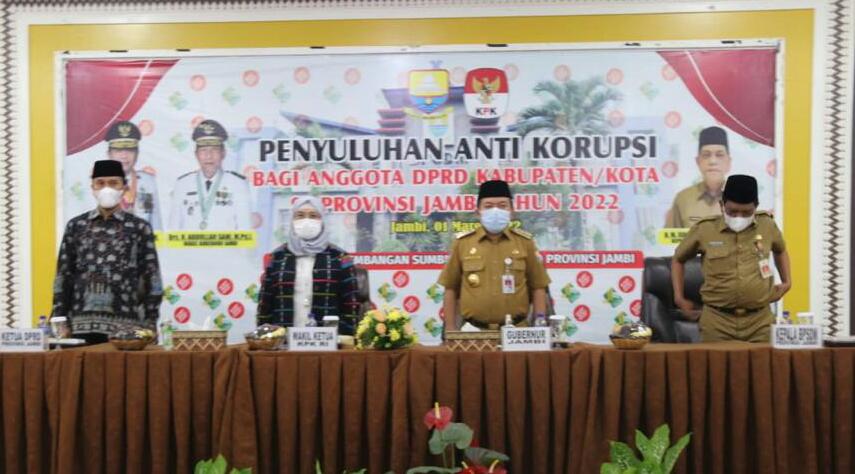 Pemprov Jambi Berkomitmen Mencegah Tindak Pidana Korupsi