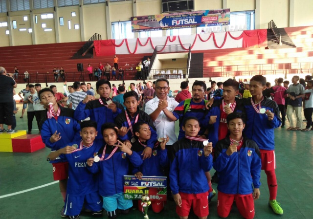 Inhil Juara, Pekanbaru Runner Up Kejurda Futsal Pelajar