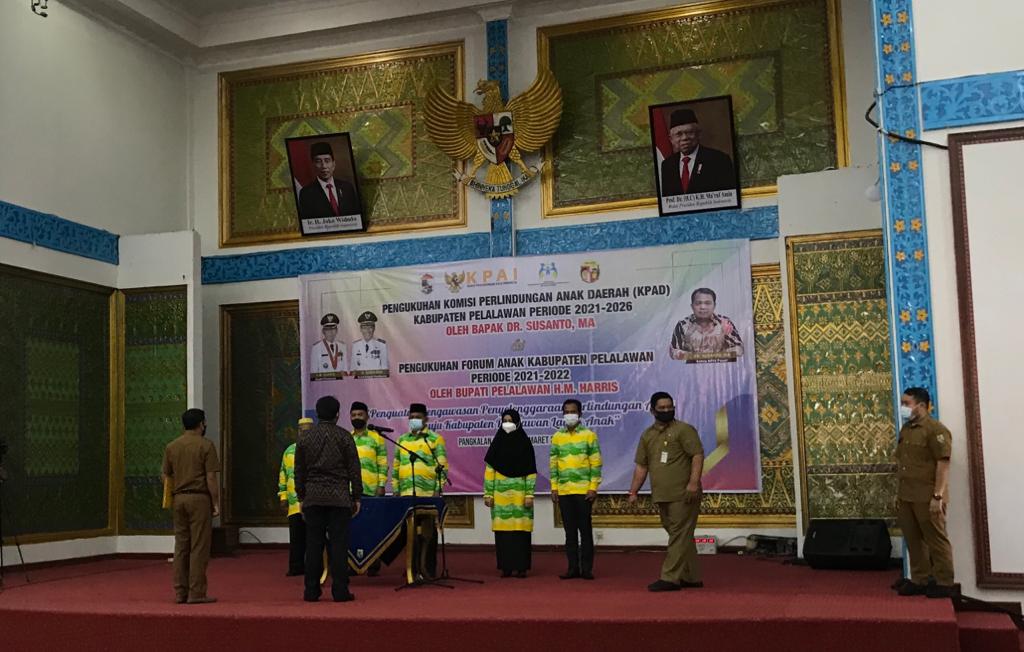 KPAD Pelalawan Periode 2021-2026 Resmi Dikukuhkan