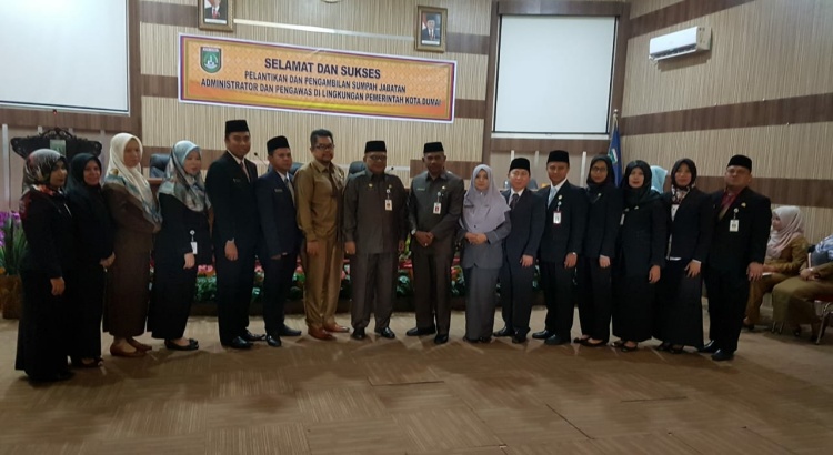 Sejumlah ASN di RSUD Dumai Dilantik