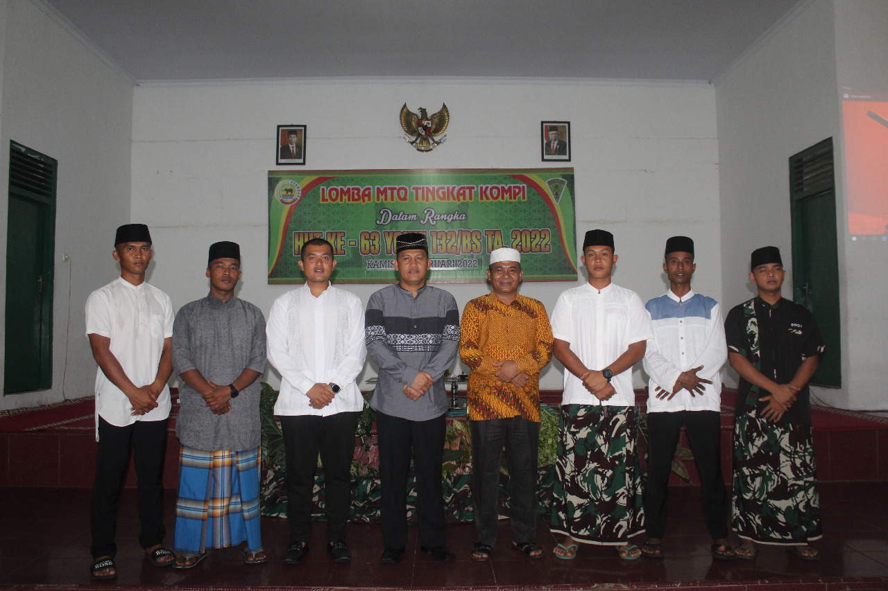 Lomba MTQ Antar Kompi Meriahkan HUT ke-63 Yonif 132/Bima Sakti