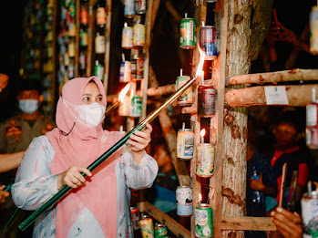 Bupati Kasmarni Ajak Semua Pihak Lestarikan Warisan Budaya Lampu Colok