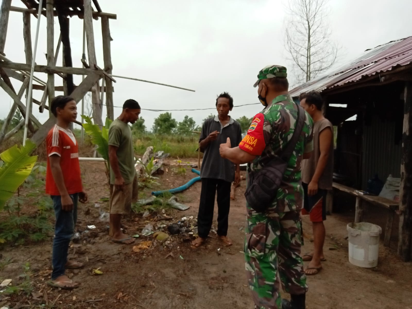 Patroli Cegah Karhutla Oleh Serka Fahrizal Purba