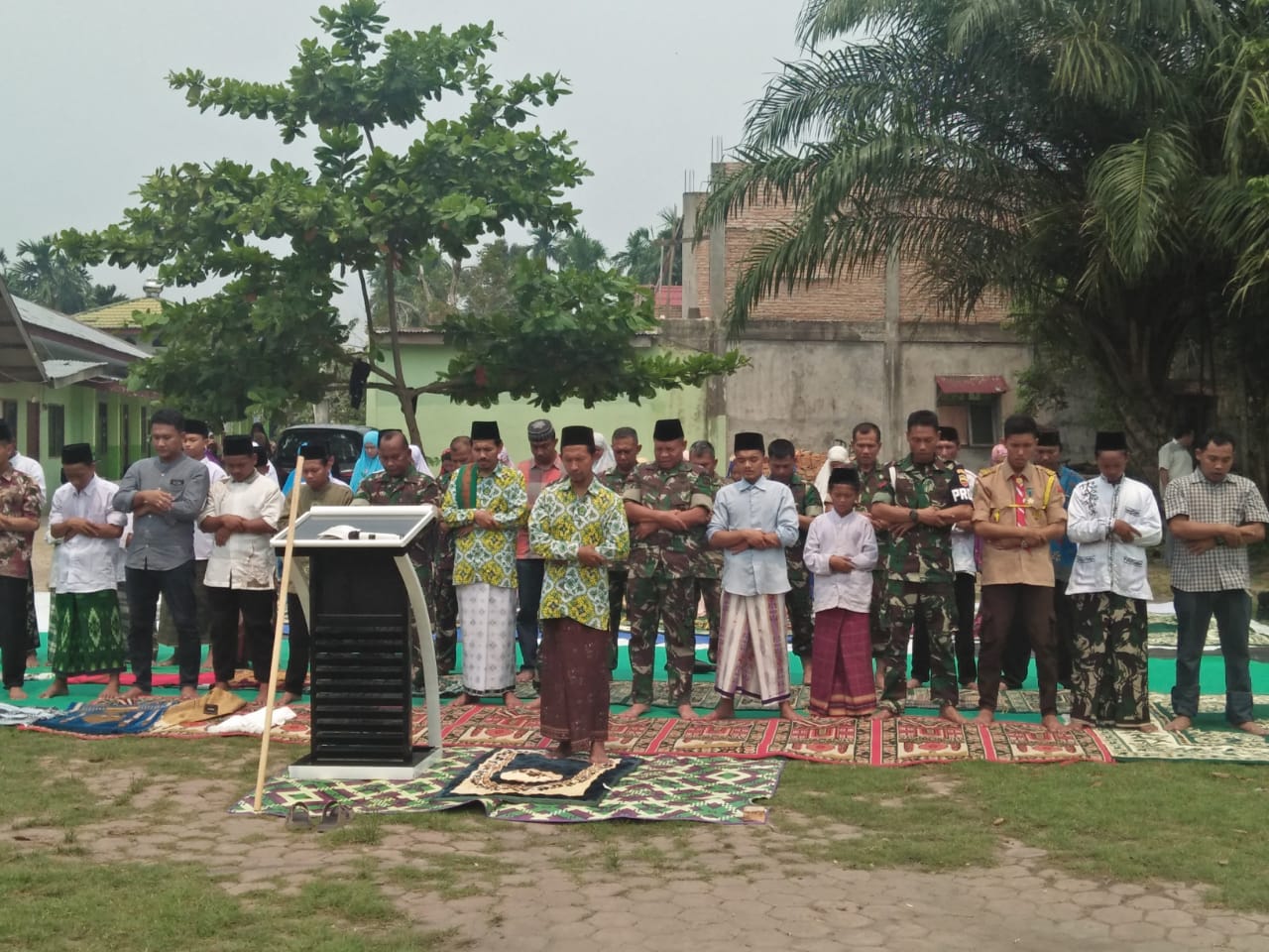 Bencana Kabut Asap, Kodim 0320/Dumai Gelar Sholat Istiqhosa 