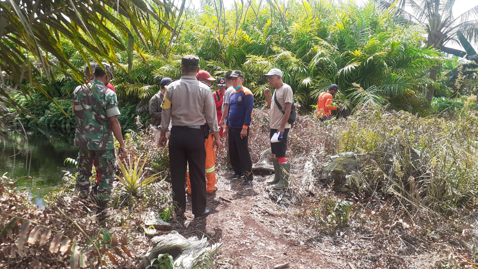 Cegah Karhutla, Babinsa dan BPBD serta MPA Laksanakan Patroli