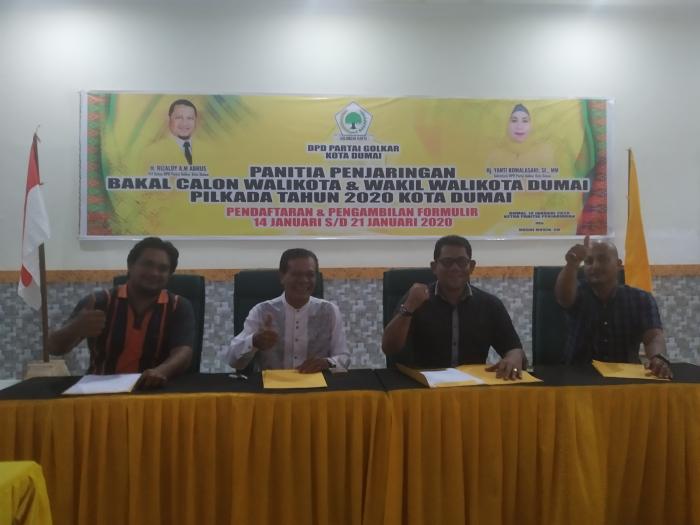 Partai Golkar Dumai Buka Penjaringan Balon Wako dan Wawako Selama Tujuh Hari ke Depan