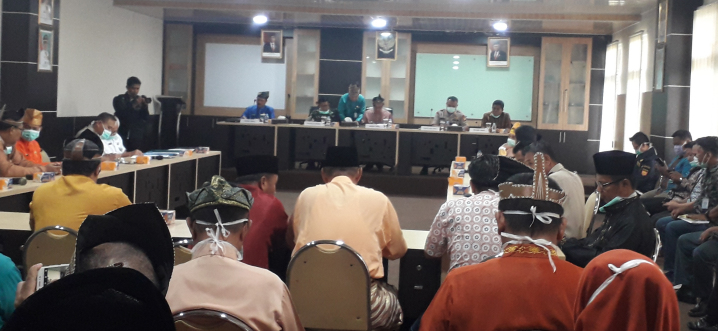 Bupati Inhil Pimpin Langsung Rakor Tim Gugus Tugas Percepatan Penanganan Covid-19