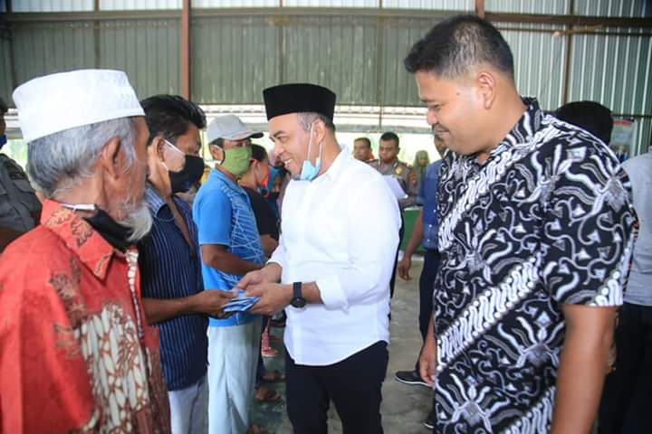 Bupati Labuhanbatu Lakukan Monitoring Penyaluran BLT-DD di Kecamatan Bilah Hilir