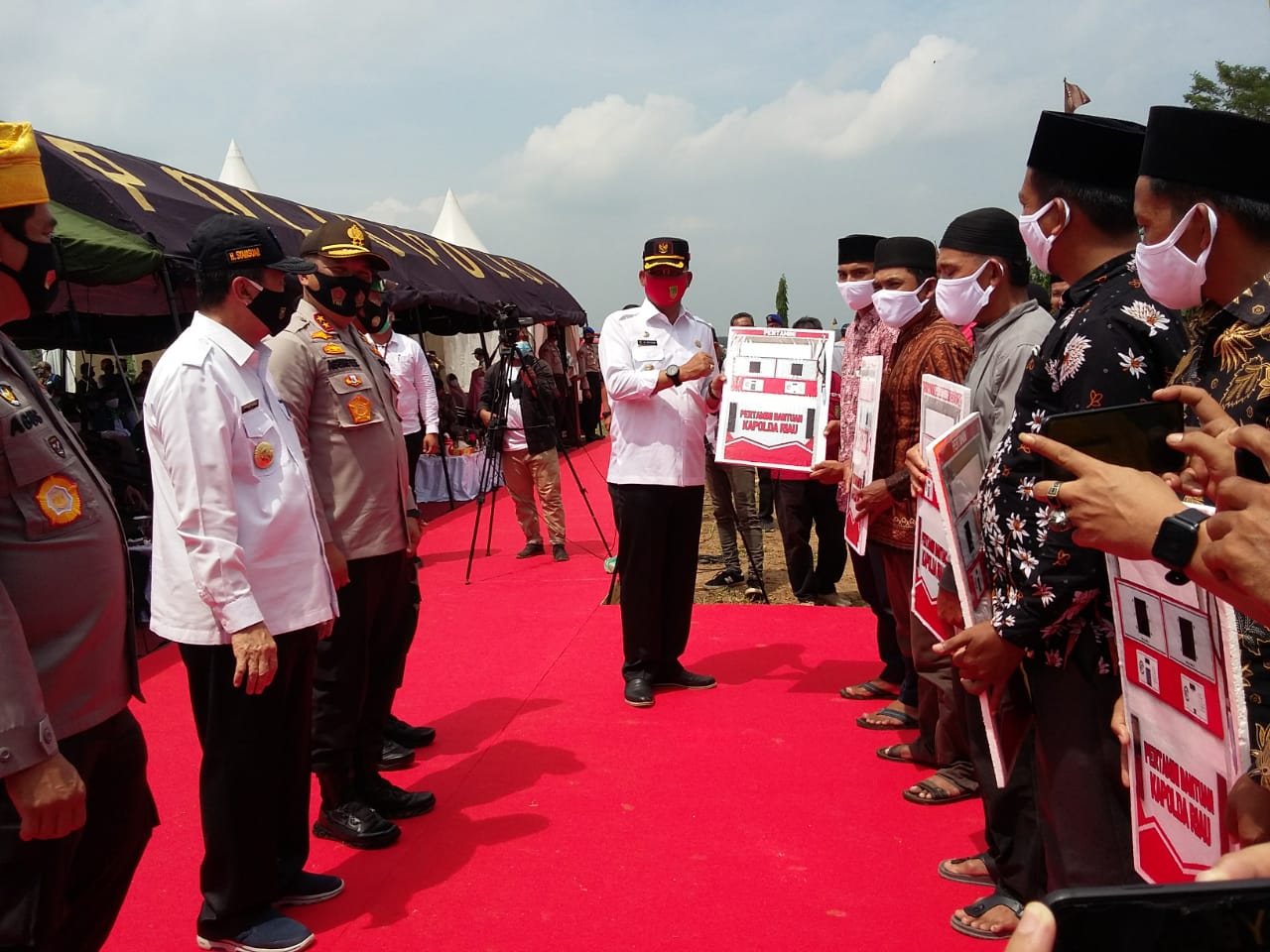 Bupati Rohil Apresiasi Kinerja Kapolres Rohil Bangun Ketahanan Pangan Jaga Kampung Di Rohil