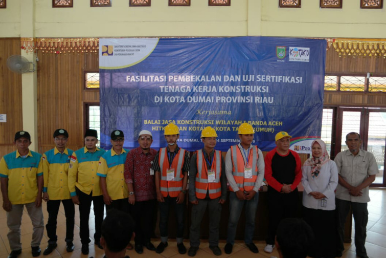 HITKAD Gelar Pembekalan dan Uji Sertifikasi Tenaga Kerja Konstruksi di Kota Dumai