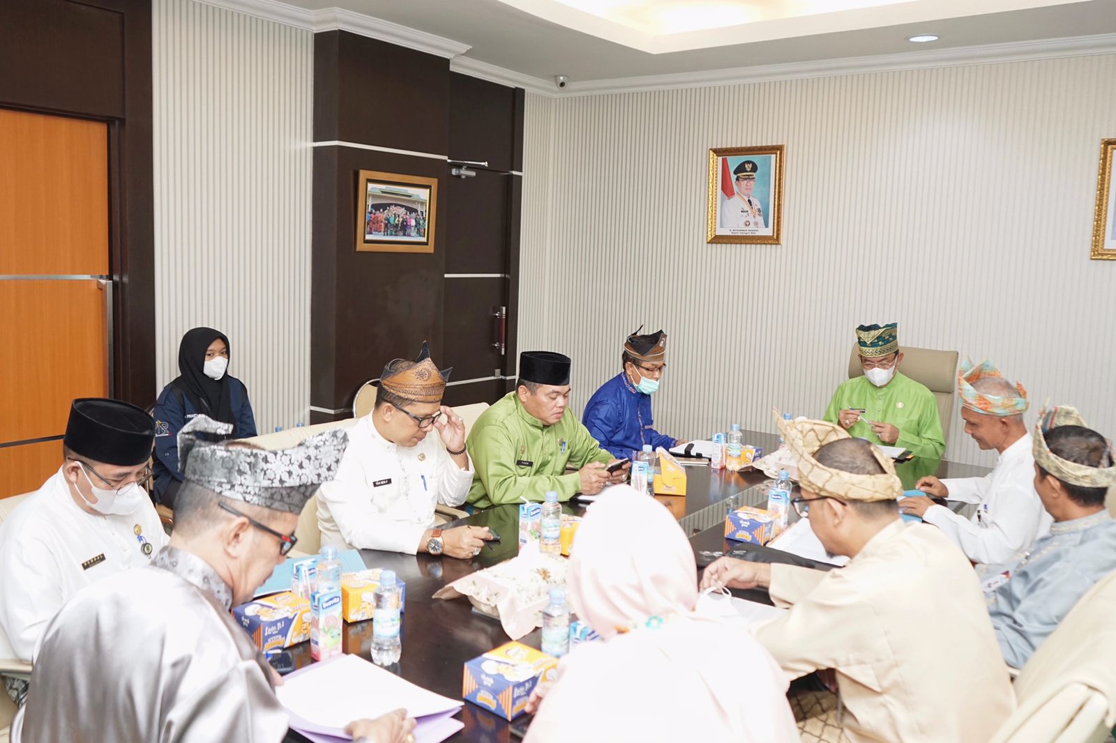 Bupati Inhil Sambuat Audensi KPU