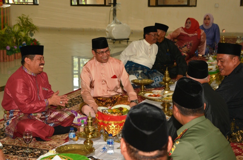 Bupati Amril Hadiri Kenduri Adat, Sempena Hari Jadi Ke-505 Bengkalis