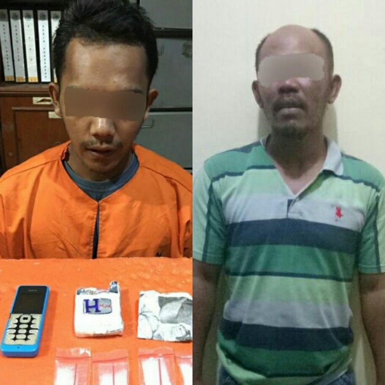 Transaksi Narkoba Kepada Petugas, 2 Pria Ini Langsung Diciduk