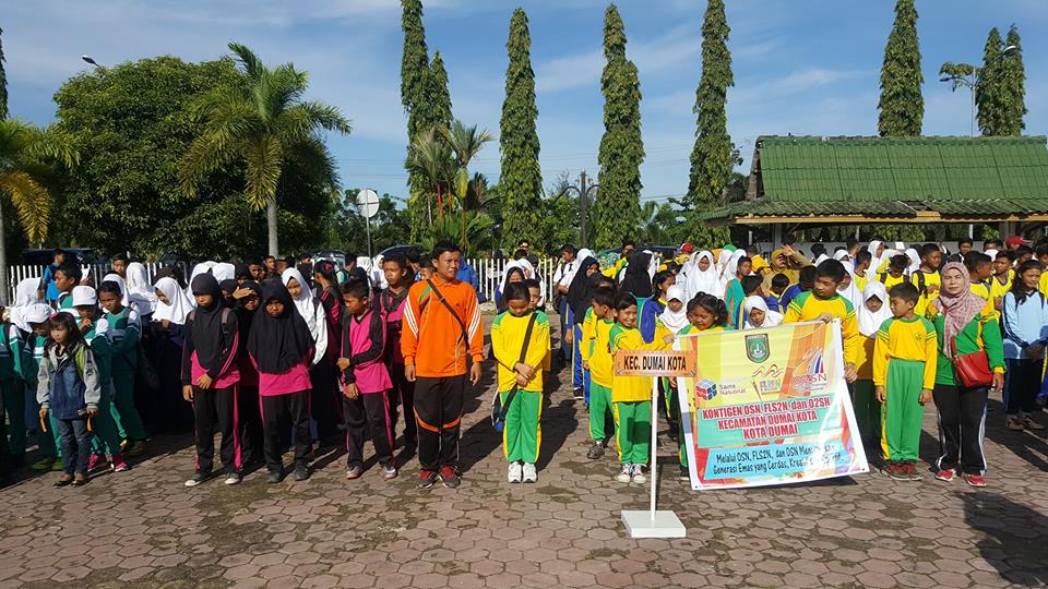 Ratusan Siswa 'Bertarung' di O2SN dan FLS2N se Kota Dumai