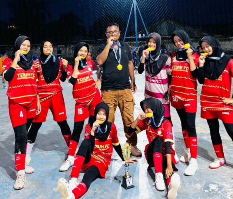 Ladies Teduh FC Boyong Gelar Juara Bipur Cup 2025