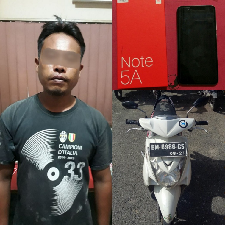 Seorang Penjambret Tak Berkutik Depan Aparat
