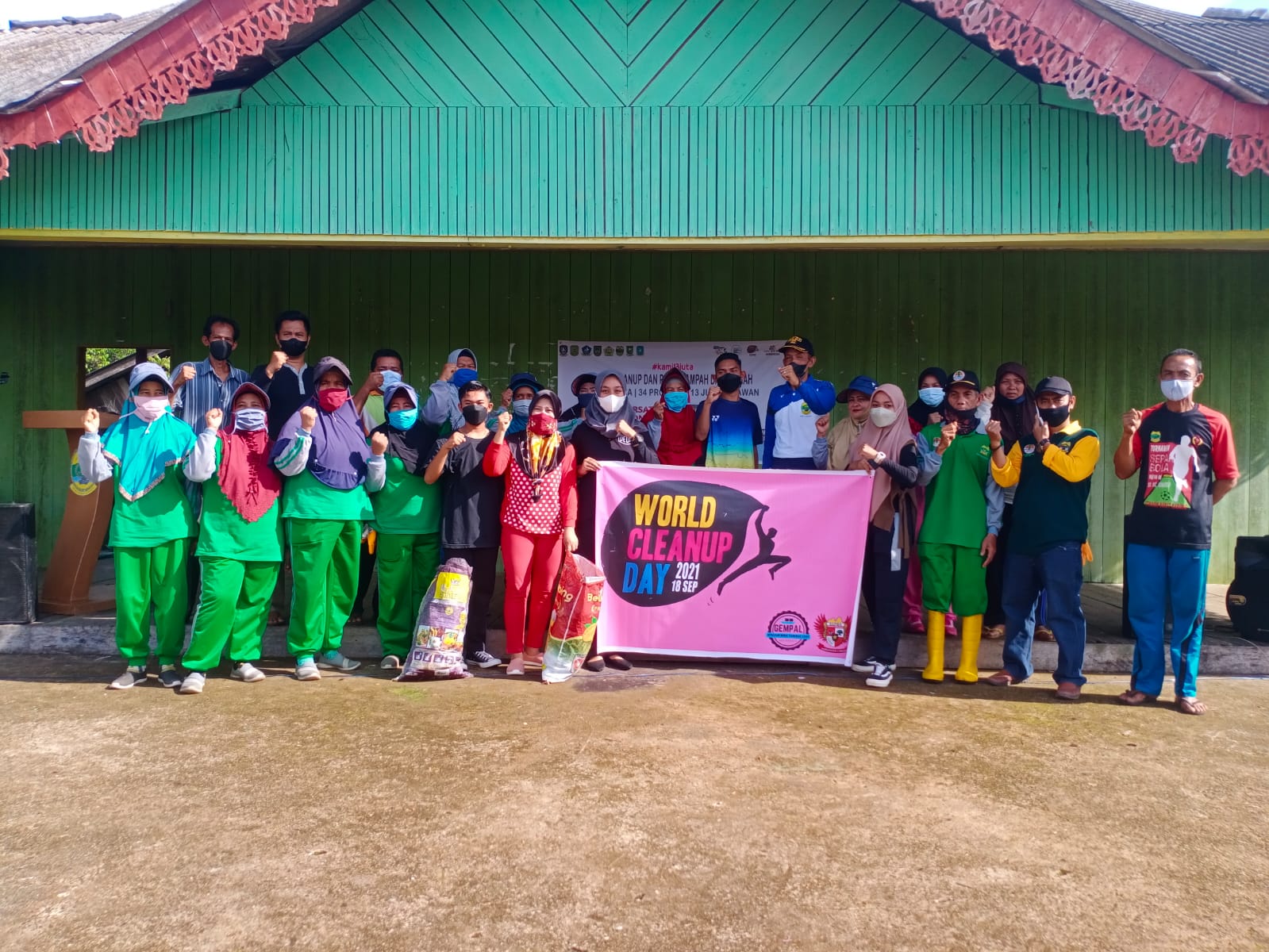 Wolrd Cleanup Day 2021Di Empat Titik yang Jadi Sasaran Kadis (DLH) Beserta Kabidpora