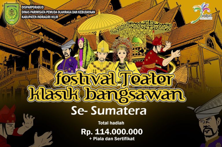 Disparporabud Inhil Membuka Pendaftaran Festival Teater Klasik Bangsawan se-Sumatera