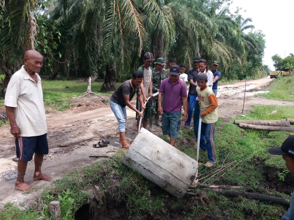 TMMD ke 107, Bersama Masyarakat, Satgas Pasang Gorong-gorong