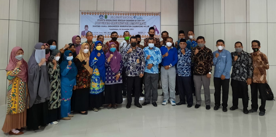 Bersama IGI, Disdik Inhil Siap Sukseskan POP Bagi Sekolah Sasaran SD dan SMP