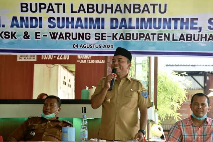Pererat Ukhuwah, Bupati Labuhanbatu Silaturahmi dengan TKSK dan E-Warung