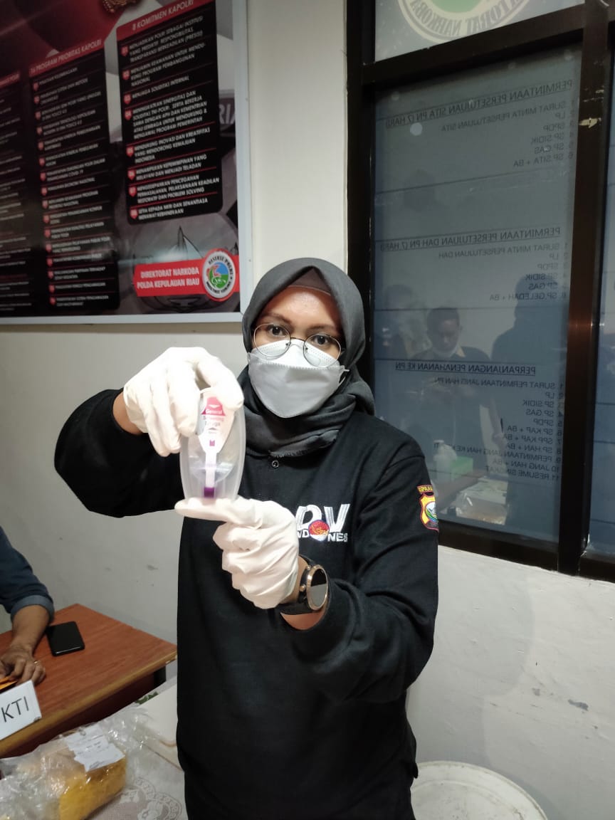 Pemusnahan BB Narkotika Jenis Sabu-sabu Oleh Ditresnarkoba Polda Kepri