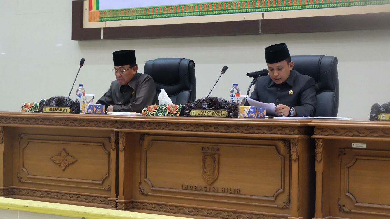 Pemkab Inhil dan DPRD Sepakati APBD-P Tahun Anggaran 2017