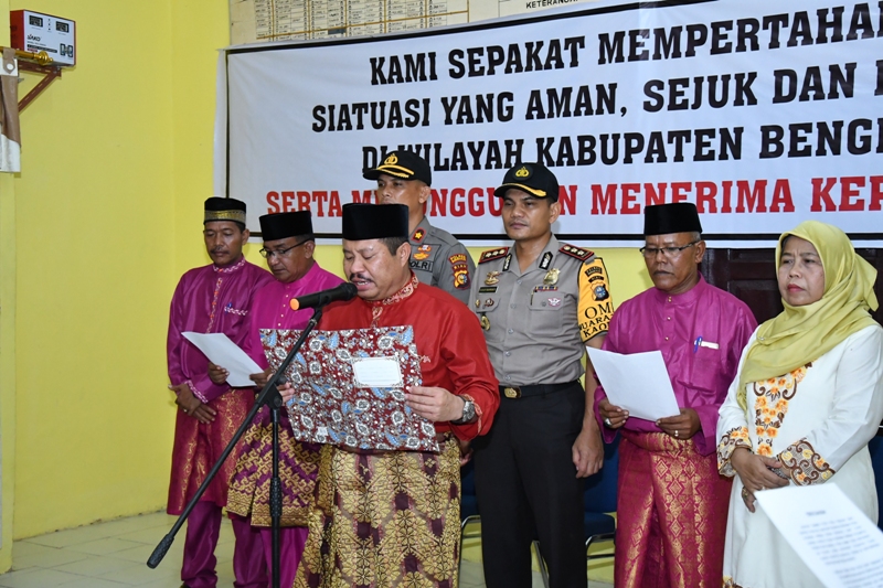 Bupati Bengkalis Gelar Deklarasi Pernyataan Sikap