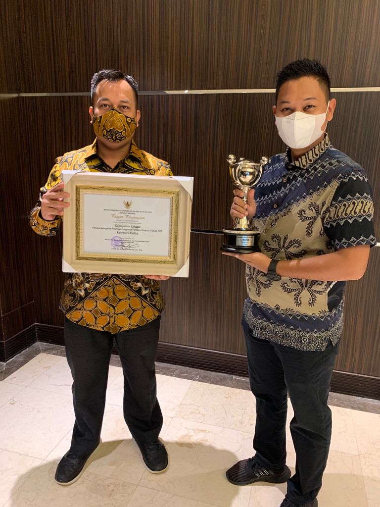 Penghargaan APE Dari Kemen PPPA Untuk Kabupaten Lingga