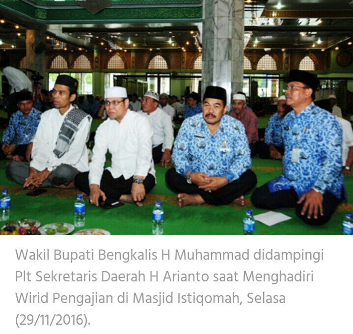Peringati HUT KORPRI, Pemkab Bengkalis Gelar Wirid Pengajian