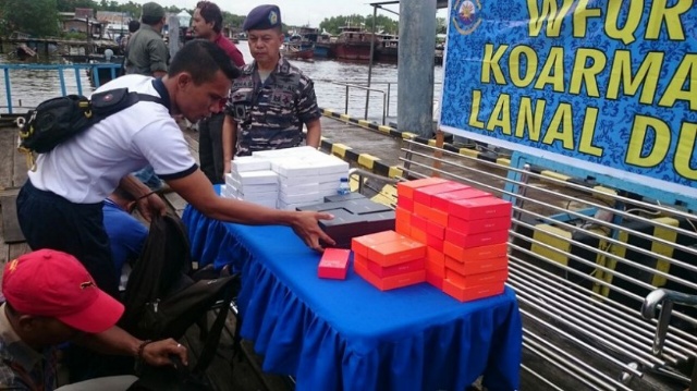 Ratusan Hp Ilegal Diamankan Lanal Dumai
