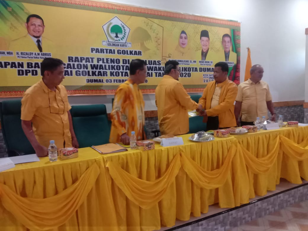 DPD Partai Golkar Dumai Laksanakan Rapat Pleno