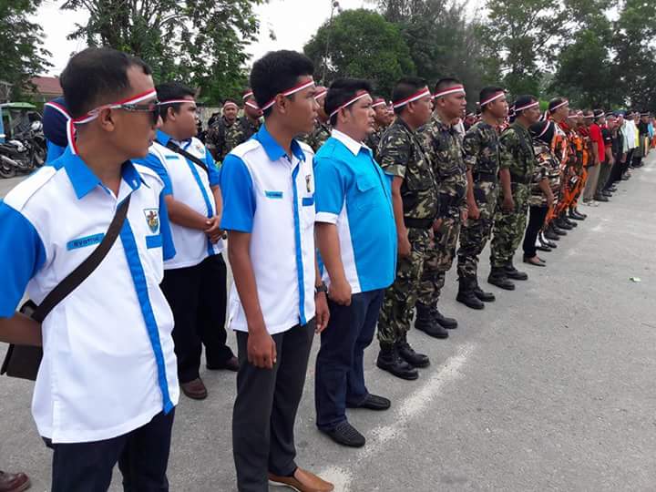 Apel Nusantara Bersatu di Lapangan Koramil 04 Duri